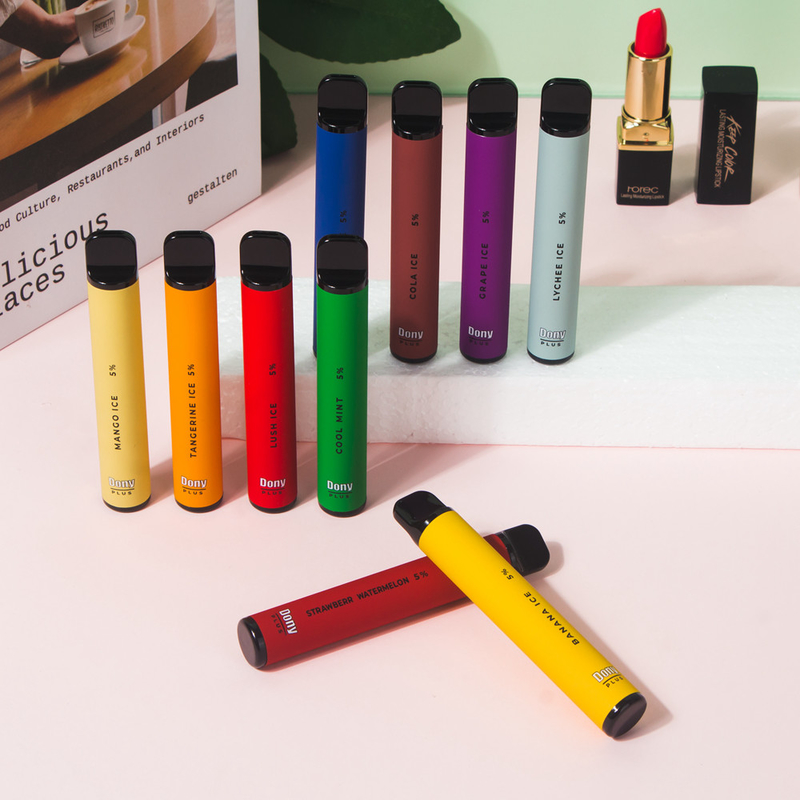 Dony ECO Plus 800puffs 3.2ml سیگار بخار سفارشی یکبار مصرف باتری 550 میلی آمپر ساعتی 15 طعم