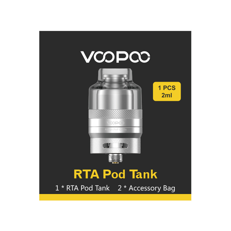 26 × 46.5 میلی متر Voopoo Rta Pod Tank 2ml 510 Thread Pnp Tanks Replacement