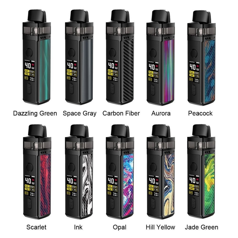 کیت های شروع کننده سیستم غلاف CRC FCC Voopoo Vinci 40w Pnp 0.3ohm 0.8ohm Coil 1500mah