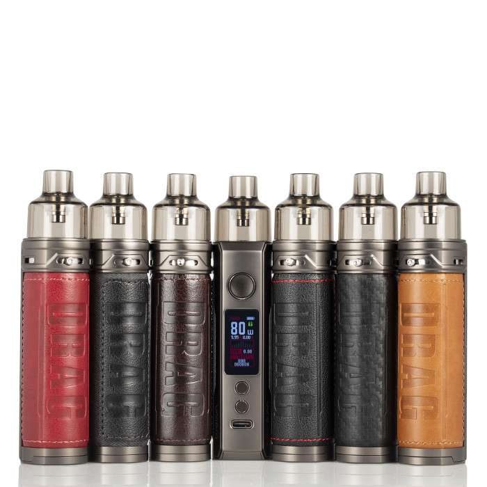 Voopoo Drag X 18650 Mod E Cigarette Kits 4.5ml Vinci Coil Single 18650 Battery 80w