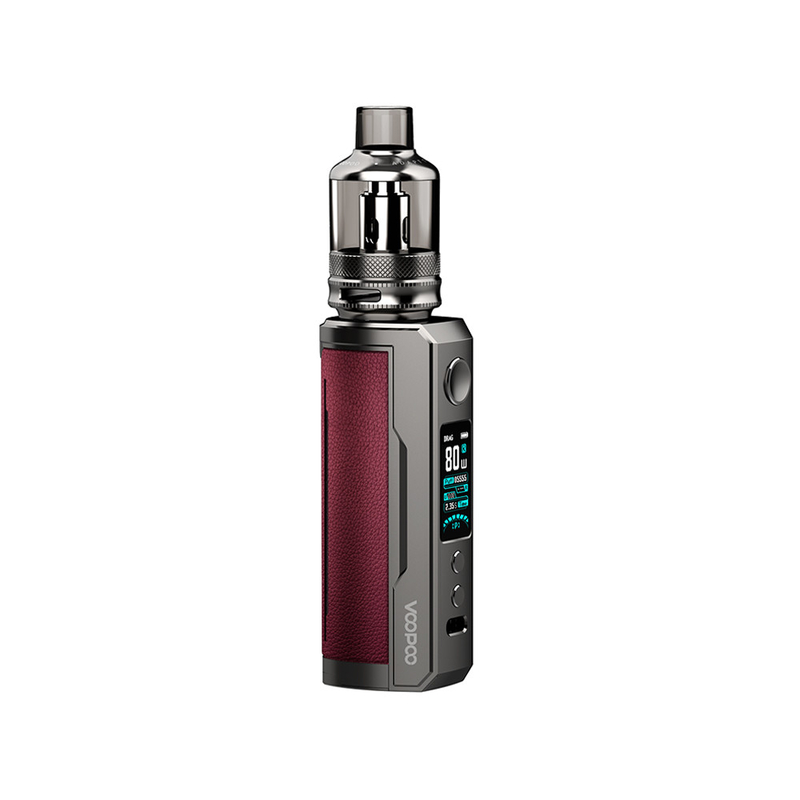 100w E Health استارت کیت سیگار تکی 18650 21700 Battery Tpp Pod Tank Voopoo Drag X Plus