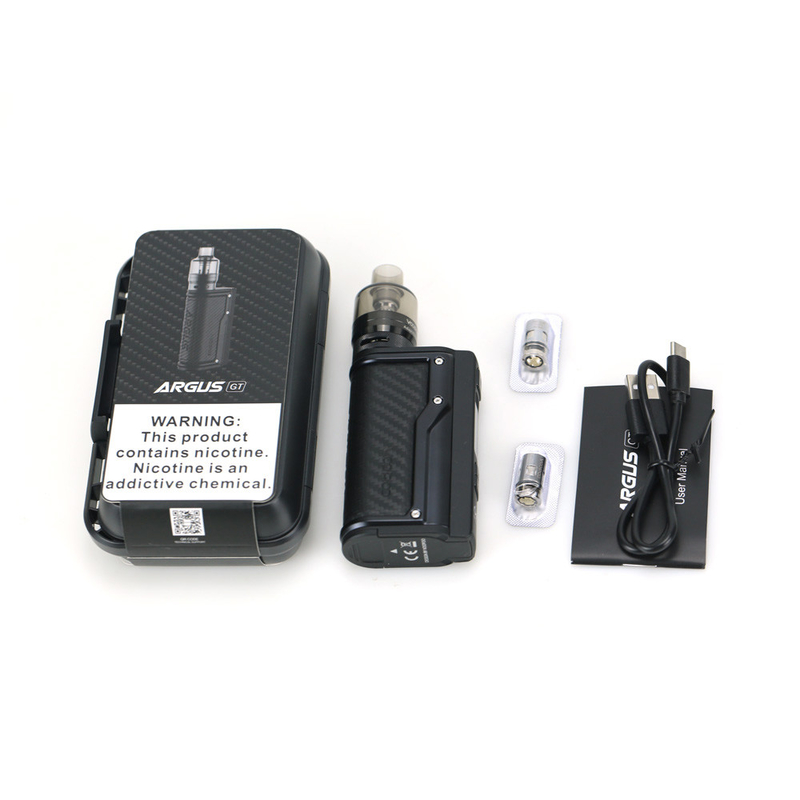 کیت‌های مد Vape Argus Gt 160w Dual 18650 Battery 4.5ml 2ml Tank Automizer