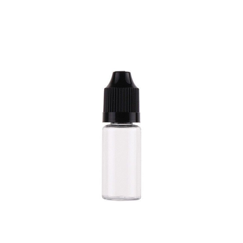 FCC Plastic PET V3 Empty Ejuice Bottle Smoking E مایع شفاف بطری شفاف درب پیچ رنگارنگ