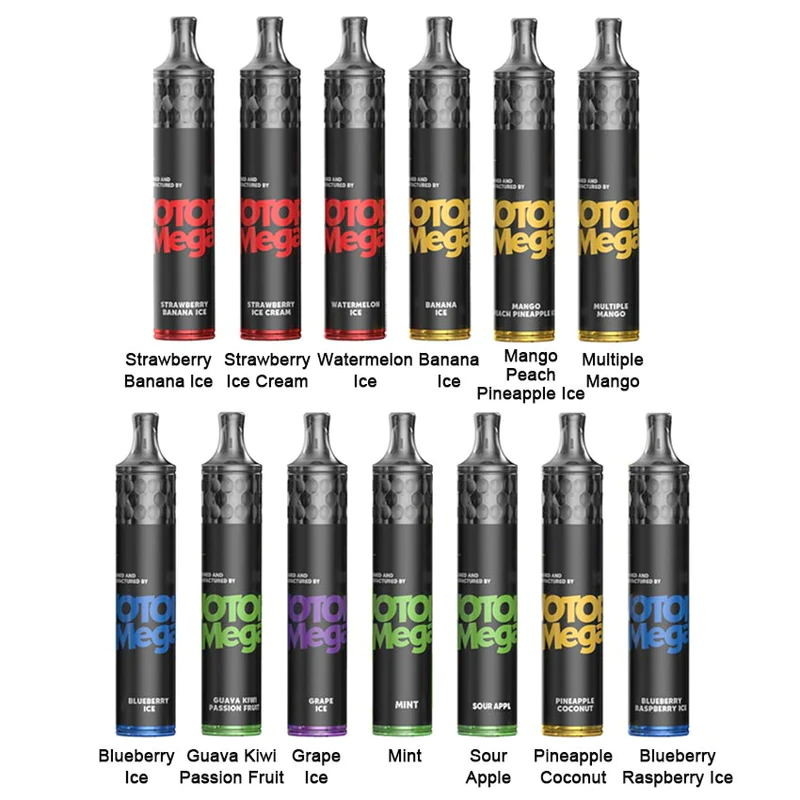 Wotofo Mega Pod Vapes Kit 1500 Puffs 980ma 5ml E Liquid 1.6ohm Wire