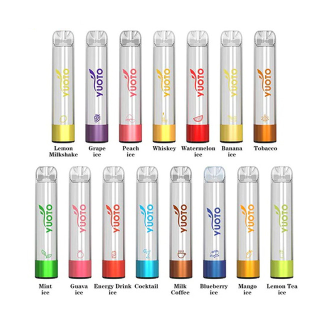 کیت ویپ یکبار مصرف Yuoto Shine Pro 2000 Puffs 850mah 5ml طعم دار پاد ویپ
