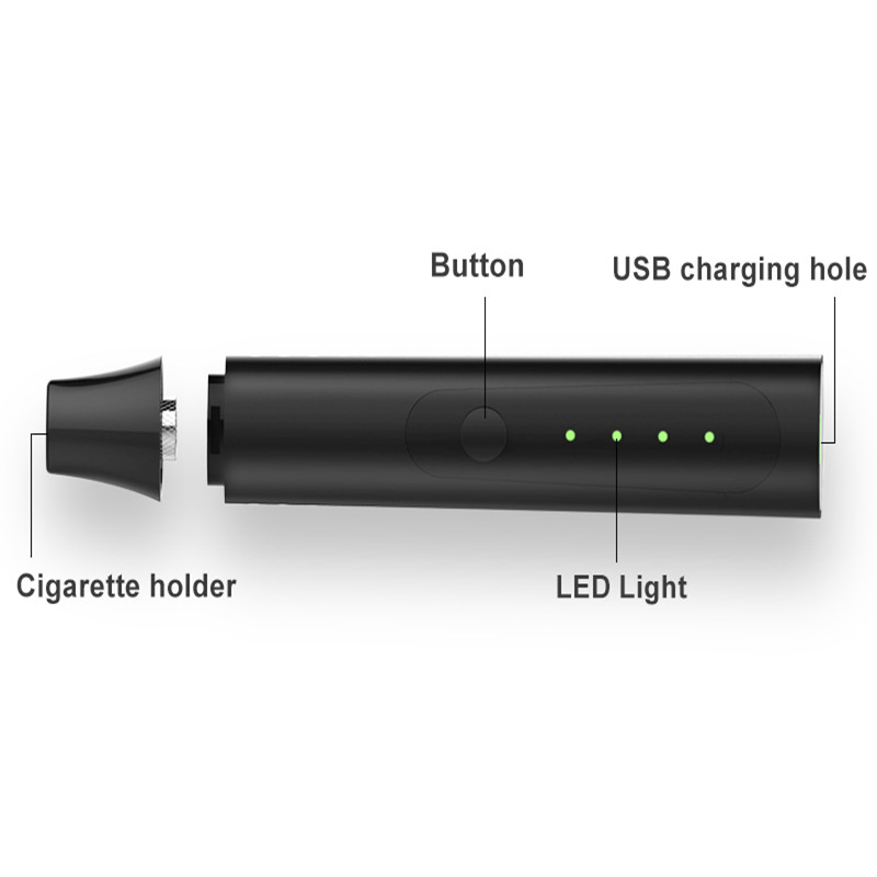 جعبه هدیه Dry Herb Vaporizer Hugo Vapor Delta Drying Vaporizer Kit 2200mah