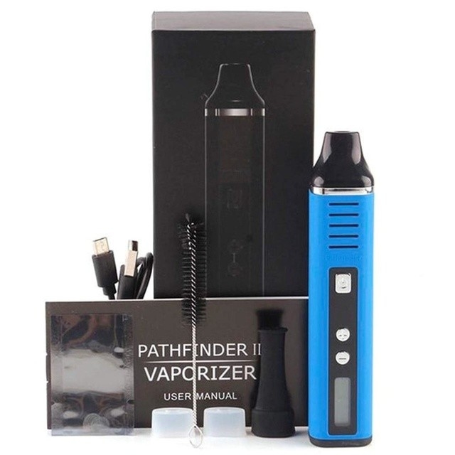 E Cigarette Dry Herb Vaporizer 2000mah Hugo Vapor Pathfinder 60 ثانیه گرمایش سریع