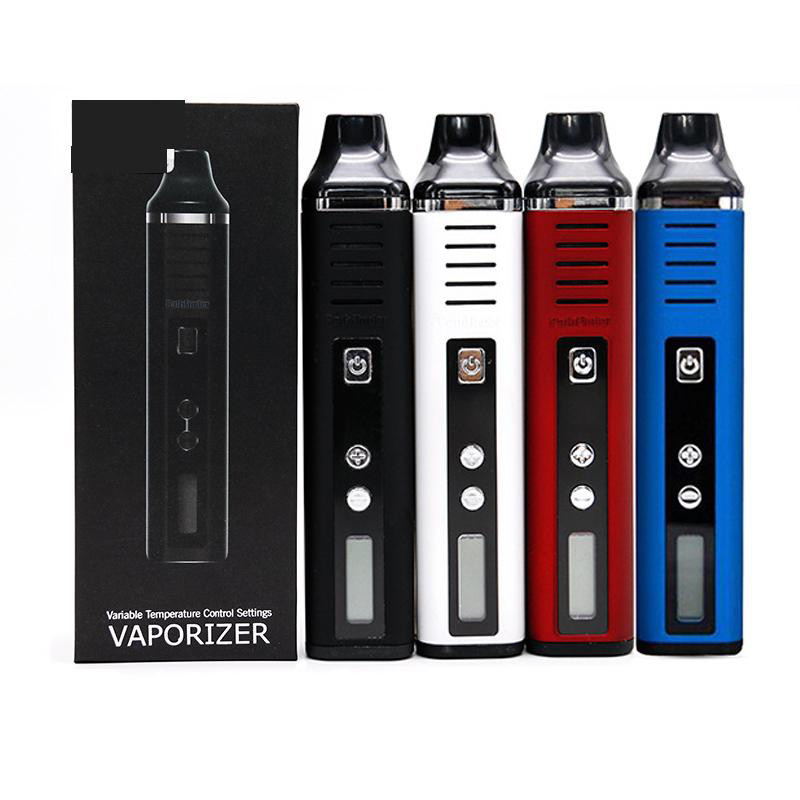 E Cigarette Dry Herb Vaporizer 2000mah Hugo Vapor Pathfinder 60 ثانیه گرمایش سریع