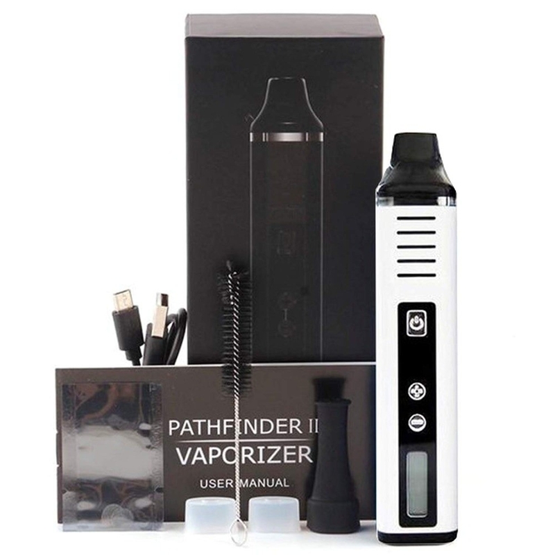 E Cigarette Dry Herb Vaporizer 2000mah Hugo Vapor Pathfinder 60 ثانیه گرمایش سریع