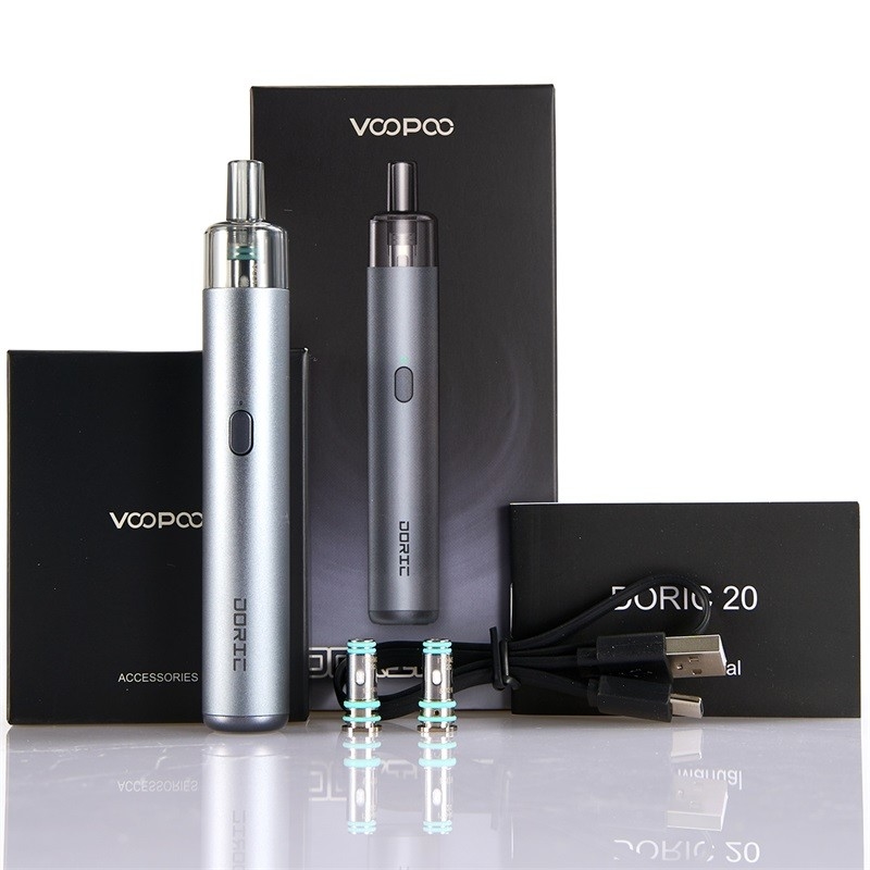 1500mah ITO Coil Pod Vapes Voopoo Doric 20 2ml E Cigarette Vaper