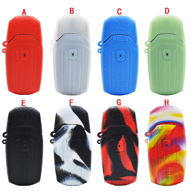 قاب محافظ سیلیکونی E Cig پوشش محافظ پوست Geekvape Aegis Pod Texture Sleeve Shield 25 گرمی