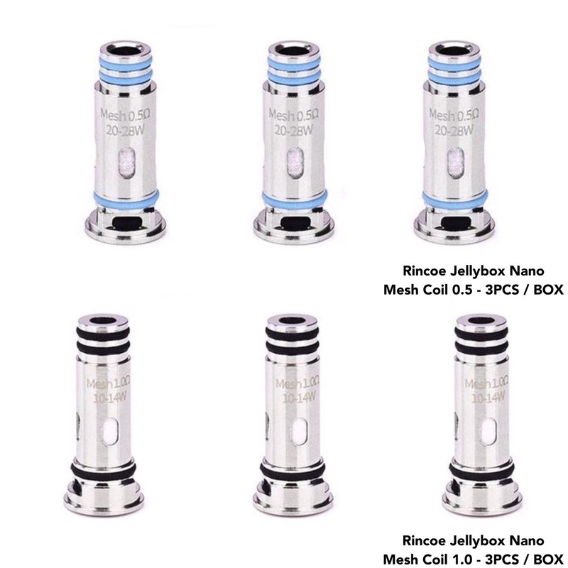 کویل جایگزین نانو ژله باکس Lelote برای رینکو Jellybox SE / Nano X / Air X کیت 1.0Ω / 0.5Ω