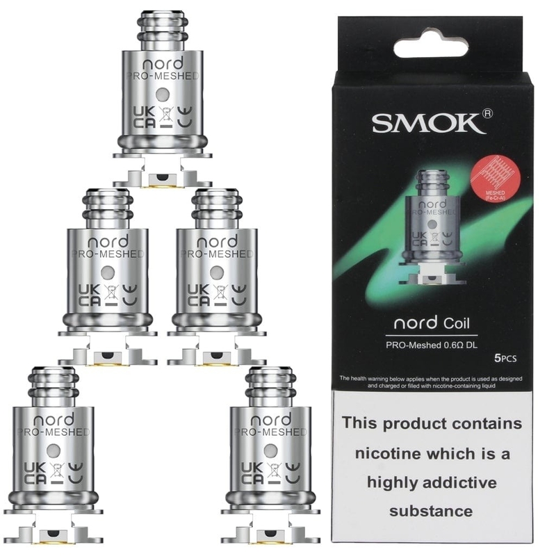 Smok Nord Pro Coil 5pcs Replacement Vape Coil Mesh Coil for DL ​​/ MTL