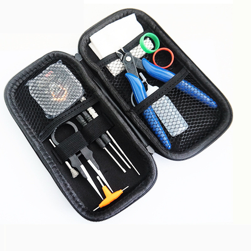 لوازم جانبی سیگار الکترونیکی X6 Vape Tool Kit انبر کیت ابزار ساخت کویل DIY