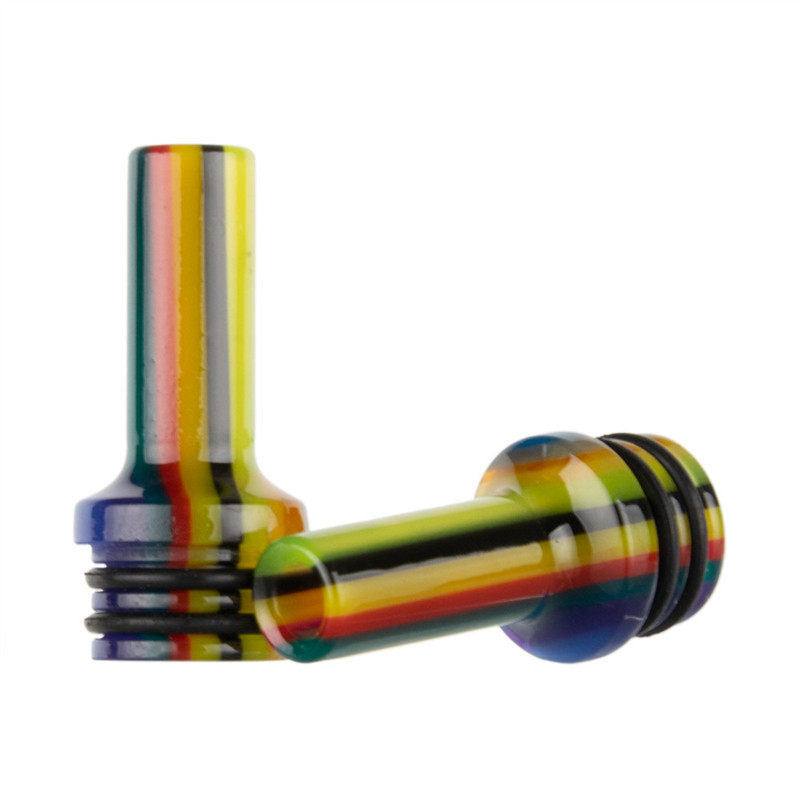 نکات AS285 Resin Rainbow 510 MTL سفارشی Vape Drip Drip برای کارتریج های اتمایزر قلم ویپ