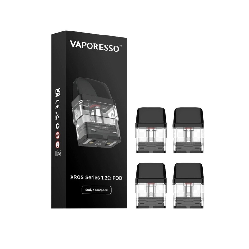 کارتریج خالی گرمکن کورکس Vaporesso Pod Xros سری 1.2 اهم 4 عدد