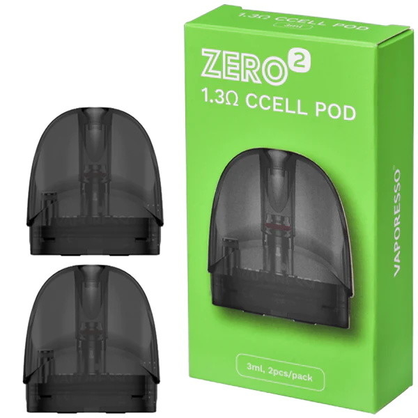 کارتریج Vaporesso Zero 2 Empty Vape Pod 2 pcs 1.3 Ohm Ccell (1.0 Ohm Mesh Pod)