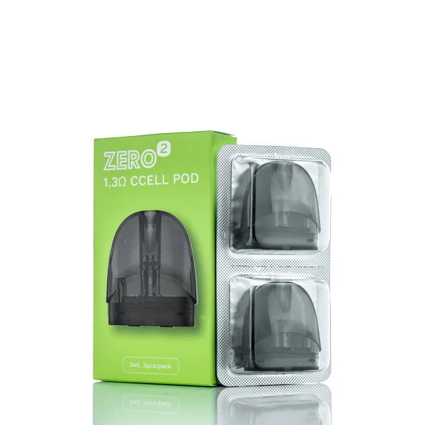 کارتریج Vaporesso Zero 2 Empty Vape Pod 2 pcs 1.3 Ohm Ccell (1.0 Ohm Mesh Pod)