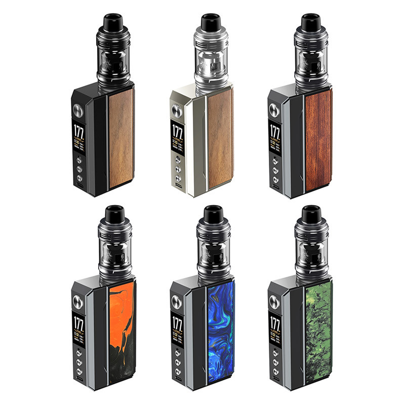 وپو درگ 4 کیت 177w 4ml 5.5ml برای تمام پیچ های Pnp Uforce-L مخزن دوگانه 18650 کیت باطری