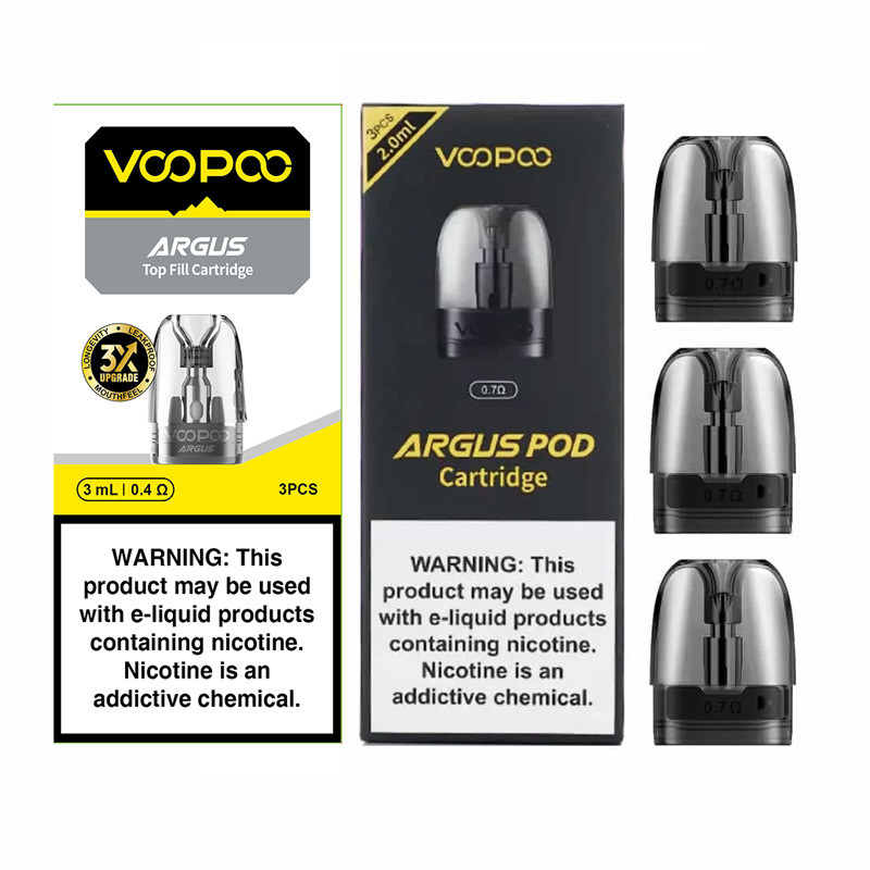 کارتریج پرکننده بالا 3ml 0.4Ω/0.7Ω برای Argus Pod / Argus P1 / Argus Z / Argus G / Argus Pod SE